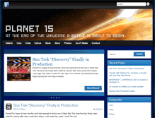 Tablet Screenshot of planet15.com